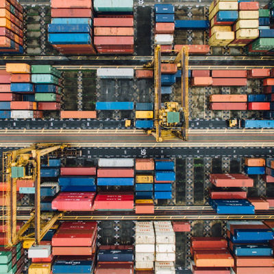 Zeecontainerschepen uit China